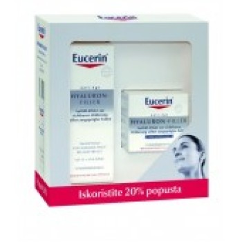 EUCERIN HYALURON FILLER KOMPLET ZA NORMALNU I MEŠOVITU KOŽU